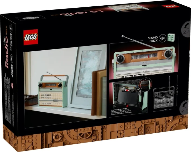 LEGO Icons 10334 - Radio w stylu retro