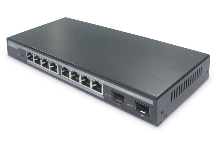 Switch L2 Managed 8-Port Gigabit PoE + 2 SFP