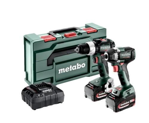METABO ZESTAW COMBO 18V 2.6.5 18 V (BS 18 L BL + W 18 L BL 9-125 Quick) 1x2,0Ah 1x4,0Ah METABOX