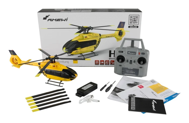 Amewi ADAC H145 Helikopter bezszczotkowy 6-kanałowy 6G RTF