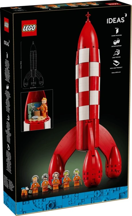 LEGO Ideas 21367 - Tintin i rakieta na Księżyc