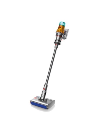Dyson V12 Submarine Odkurzacz pionowy 3 w 1 Bateria Suchy i Mokry HEPA Bez worka 0,35 l Nikiel, Żółty