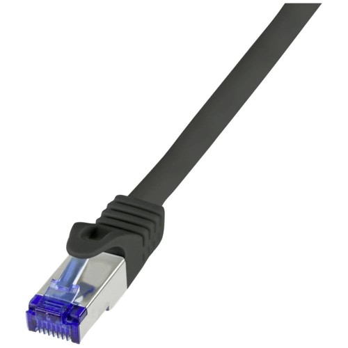 Logilink Patchkabel Ultraflex, Cat.6A, S/FTP, schwarz, 50 m