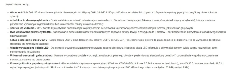 Kamera internetowa Avtek CAM4K