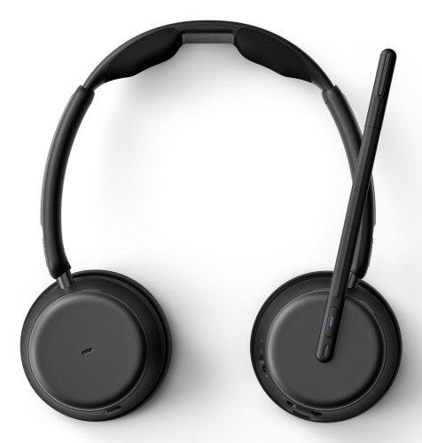 Zestaw słuchawkowy Bluetooth ANC z ładowarką EPOS IMPACT 1061T, z hybrydową aktywną redukcją szumów (ANC), kompatybilny z MS Teams