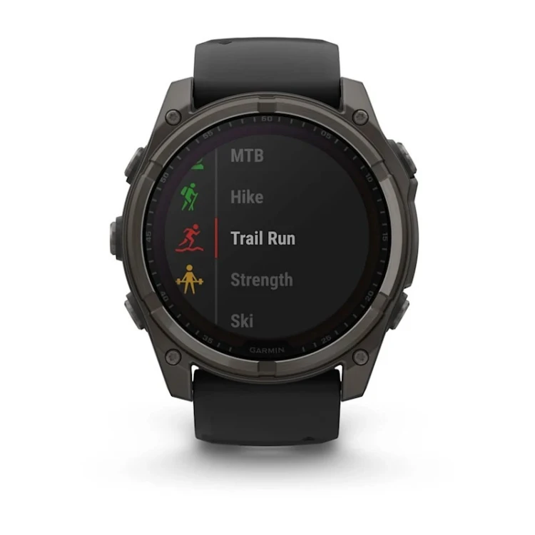 Garmin fenix 8 3,56 cm (1.4") 51 mm Cyfrowy 280 x 280 px Ekran dotykowy Tytan Wi-Fi GPS