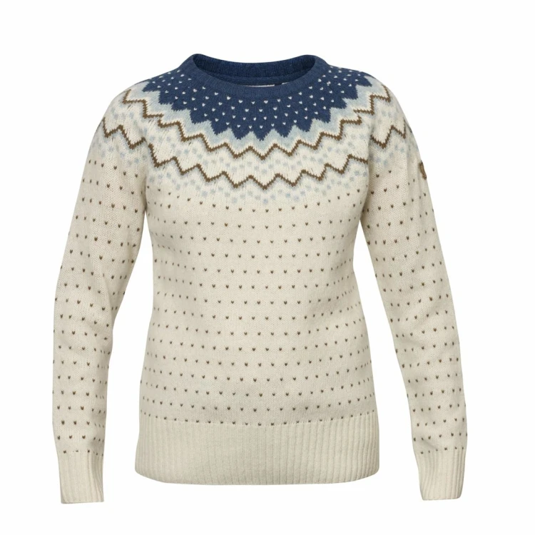 Sweter damski Fjallraven Ovik Knit Sweater - glacier green, rozmiar: m