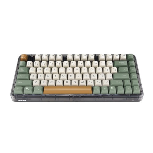 Klawiatura ASUS KD201 Jelly75 Wireless/Bluetooth Keyboard Milk White