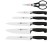 Zestaw noży samoostrzących ZWILLING Four Star 35145-007-0 7 elementów czarny