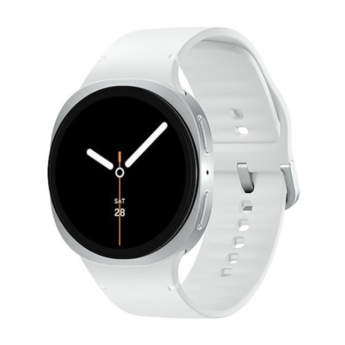 Samsung Galaxy Watch 8 3,81 cm (1.5") AMOLED 44 mm Cyfrowy 480 x 480 px Ekran dotykowy Srebrny Wi-Fi GPS