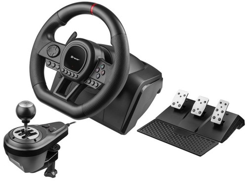Tracer TRAJOY47345 kontroler gier Czarny Kierownica + pedały PlayStation 4, Playstation 3, Xbox One, Xbox 360, Switch, PC