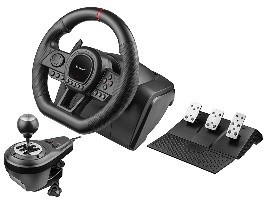 Tracer TRAJOY47345 kontroler gier Czarny Kierownica + pedały PlayStation 4, Playstation 3, Xbox One, Xbox 360, Switch, PC