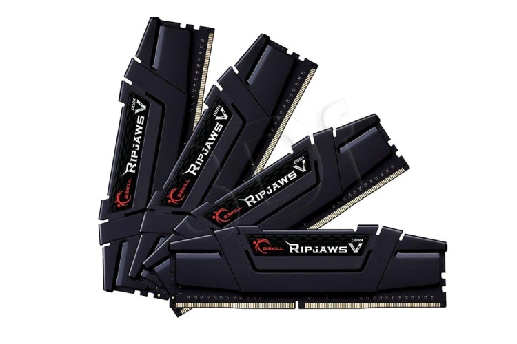 Zestaw pamięci G.SKILL RipjawsV F4-3200C16Q-32GVKB (DDR4 DIMM; 4 x 8 GB; 3200 MHz; CL16)