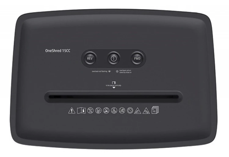 HP Niszczarka ONESHRED 15CC, 20L jasnoszara