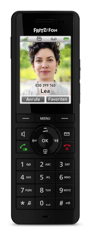 FRITZ!Fon X6 Telefon w systemie DECT Czarny