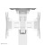 Neomounts DS70-250WH1 uchwyt / stojak do monitorów 88,9 cm (35") Biurko Biały