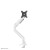 Neomounts DS70-250WH1 uchwyt / stojak do monitorów 88,9 cm (35") Biurko Biały