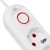 MACLEAN LISTWA ZASILAJĄCA, PRZEDŁUŻACZ 3 GNIAZDA + 3XUSB, 110-240V AC 50/60HZ, 2.1A MAX 2500W, 1,5M, BIAŁA MCE394 W