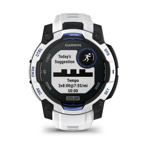 Zegarek sportowy Garmin Instinct 3 Solar 45mm Biały
