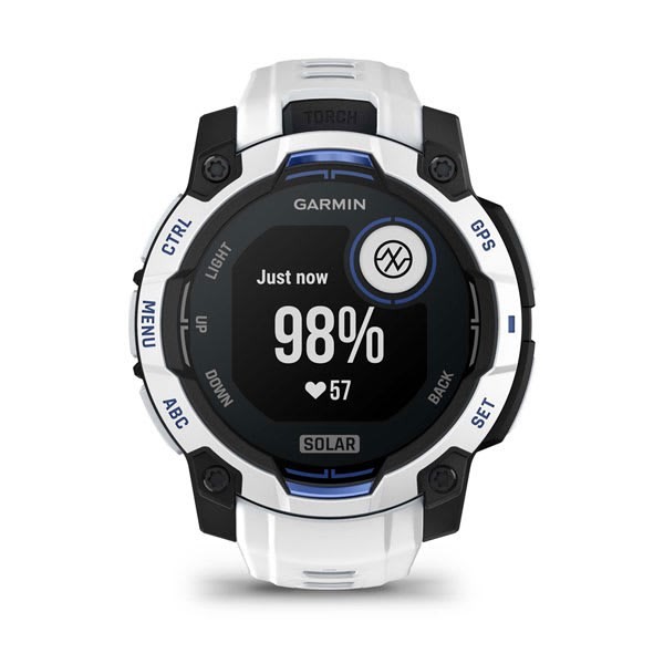 Zegarek sportowy Garmin Instinct 3 Solar 45mm Biały