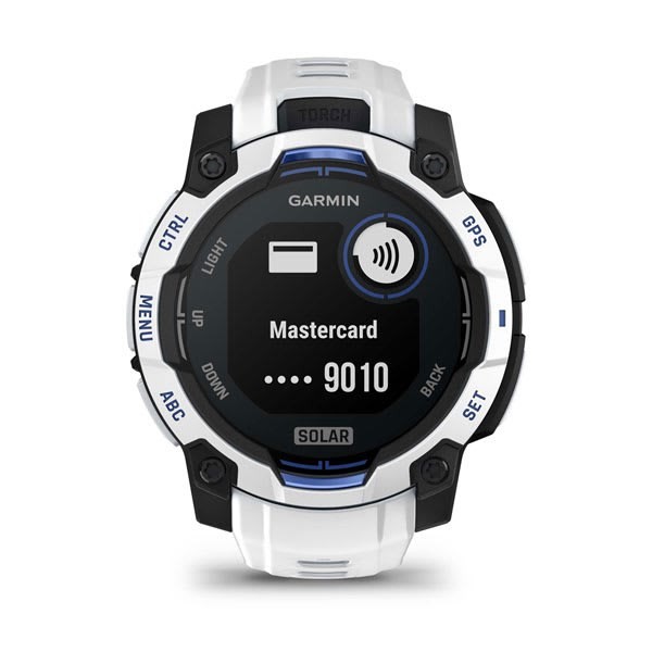 Zegarek sportowy Garmin Instinct 3 Solar 45mm Biały