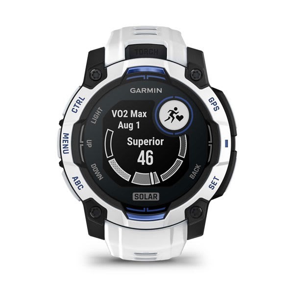 Zegarek sportowy Garmin Instinct 3 Solar 45mm Biały