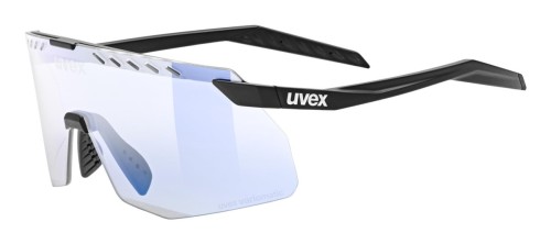 Okulary rowerowe Uvex Pace Stage S V black matt/mirror blue