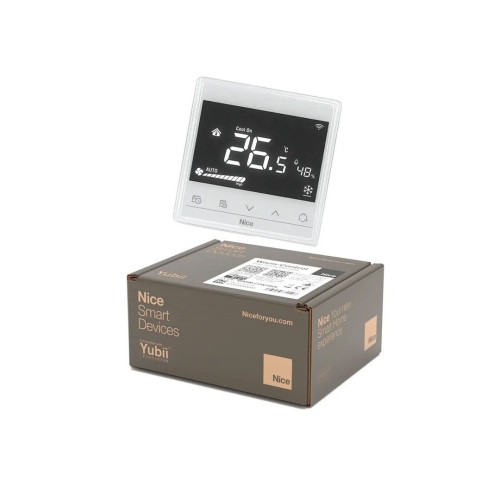 Termostat do sterowania ogrzewaniem podłogowym Nice Warm-Control White