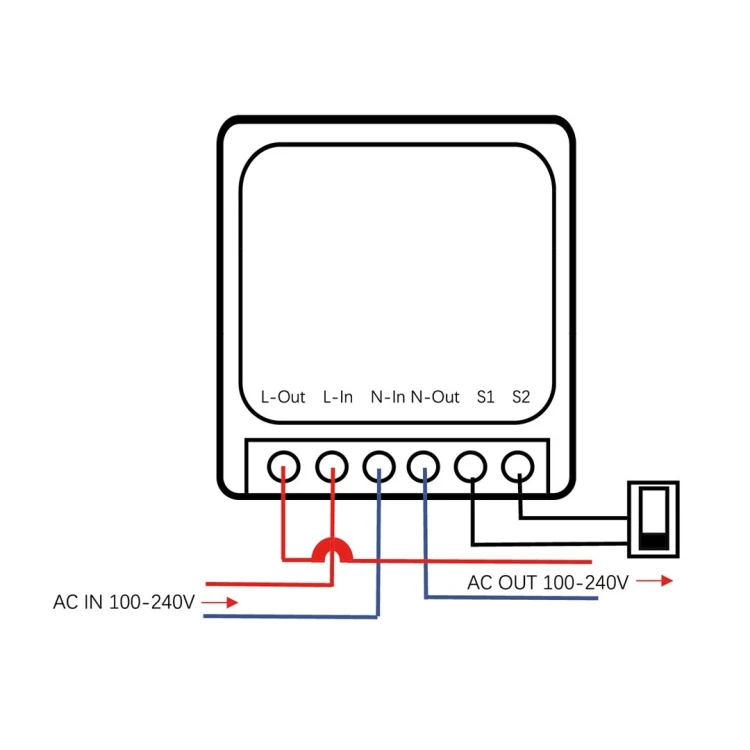 GREENBLUE PRZEKAŹNIK WIFI DOPUSZKOWY, ANDROID/IOS/ALEXA/GOOGLE HOME,100-240V AC, 50/60HZ, MAX.16A, DLA LED 150W GB739