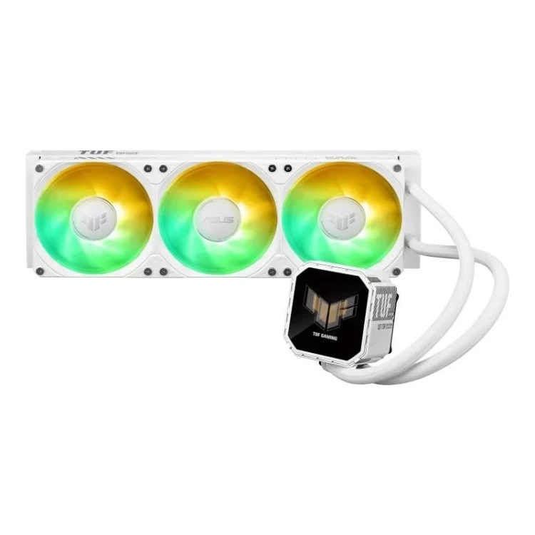 ASUS TUF Gaming LC III 360 ARGB LCD White Edition Procesor Chłodnica cieczy all-in-one 12 cm Biały 1 szt.