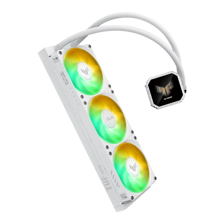 ASUS TUF Gaming LC III 360 ARGB LCD White Edition Procesor Chłodnica cieczy all-in-one 12 cm Biały 1 szt.