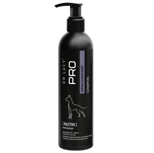 Dr Lucy - PRO NUTRI 250 ml - szampon keratolityczny odżywiający i wzmacniający osłabiony włos, dla psa i kota