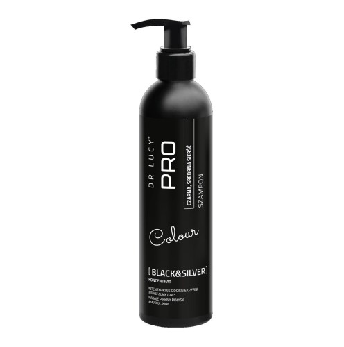 DR LUCY - PRO SILVER AND BLACK 250 ML SZAMPON DLA PSÓW I KOTÓW O CZARNEJ, CIEMNIEJ I SREBRNEJ SIERŚCI