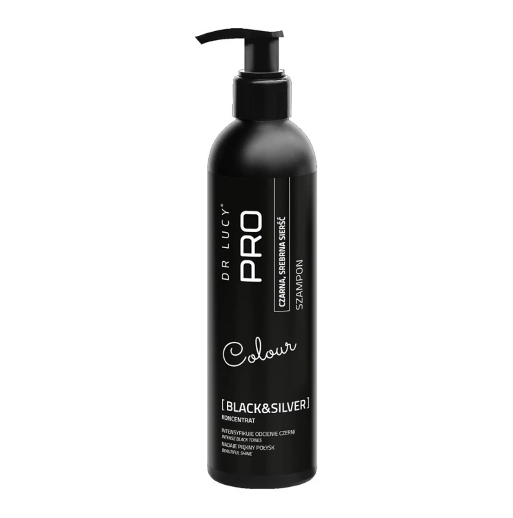DR LUCY - PRO SILVER AND BLACK 250 ML SZAMPON DLA PSÓW I KOTÓW O CZARNEJ, CIEMNIEJ I SREBRNEJ SIERŚCI