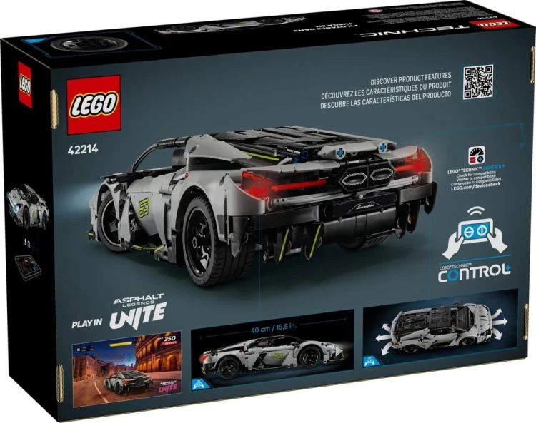 LEGO TECHNIC 42214 Supersamochód Lamborghini Revuelto