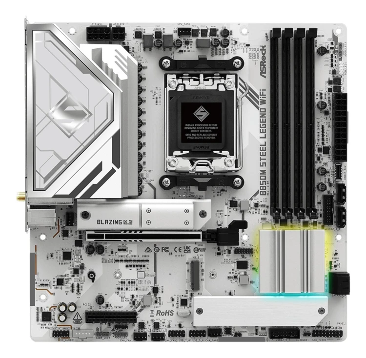 Asrock B850M Steel Legend WiFi AMD B850 Gniazdo AM5 micro ATX