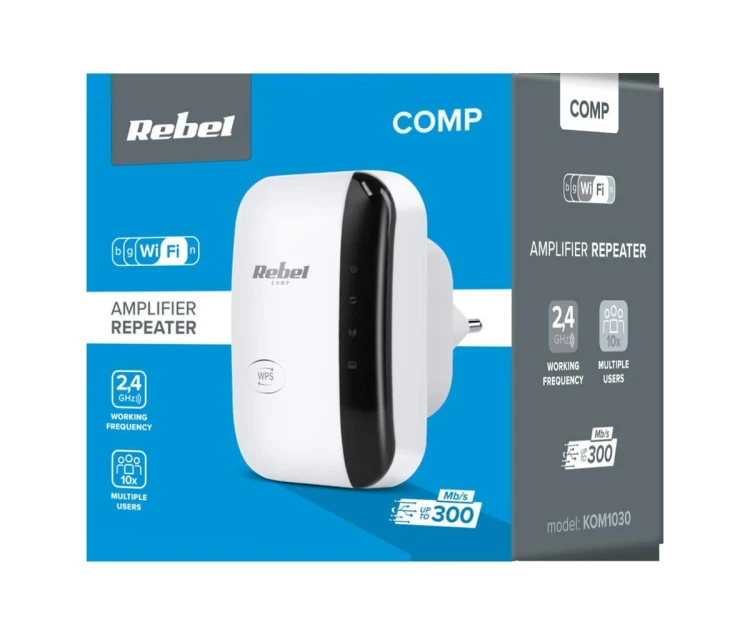 REBEL REPEATER - WZMACNIACZ SIECI WIFI
