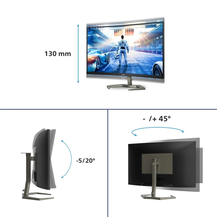 MONITOR PHILIPS LED 31,5" 32M1C5200W/00 240Hz