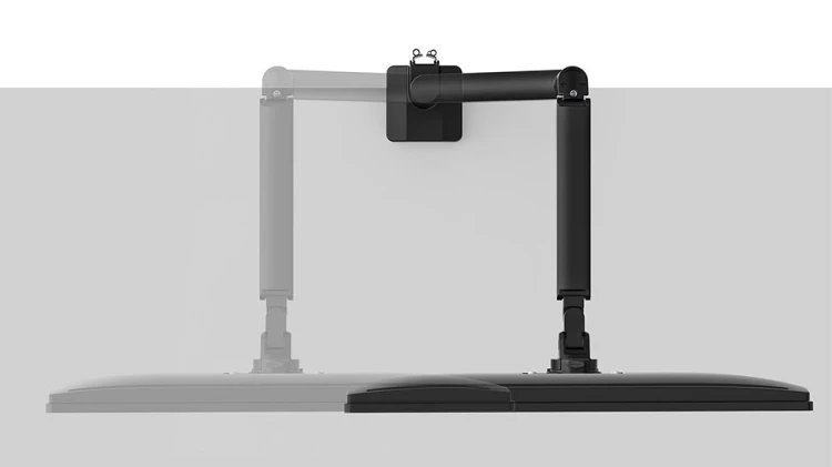 Neomounts DS70-250BL1 uchwyt / stojak do monitorów 88,9 cm (35") Biurko Czarny