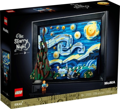 LEGO IDEAS 21333 GWIAŹDZISTA NOC - VINCENTA VAN GOGHA