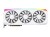 Karta graficzna XFX RX 9070XT Mercury Magnetic Air RGB Gaming 16 GB OC Biały detaliczny - 16,384 MB - GDDR6