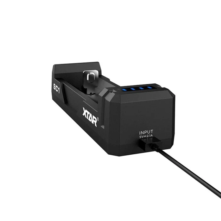 XTAR ŁADOWARKA DO AKUMULATORÓW LI-ION 18650 USB-C SC1