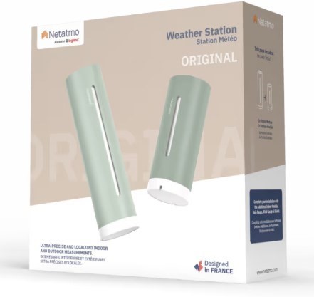 Stacja pogodowa Netatmo NWS-M-EC cyfrowa wless AC/Bateria Wi-Fi Mięta