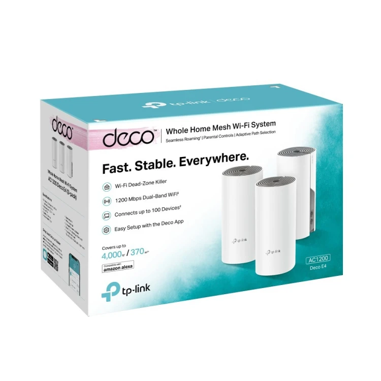 System mesh TP-LINK Deco E4(3-Pack)