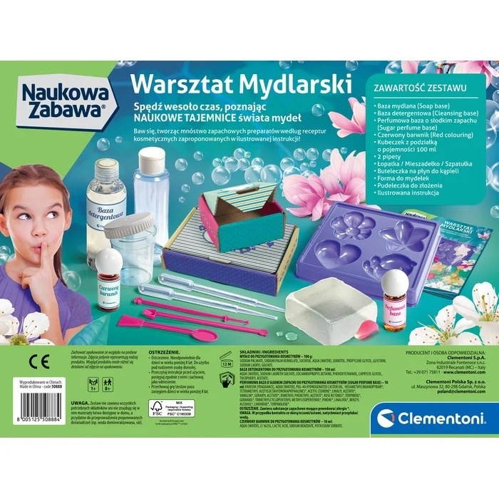 Zestaw Clementoni - Warsztat mydlarski