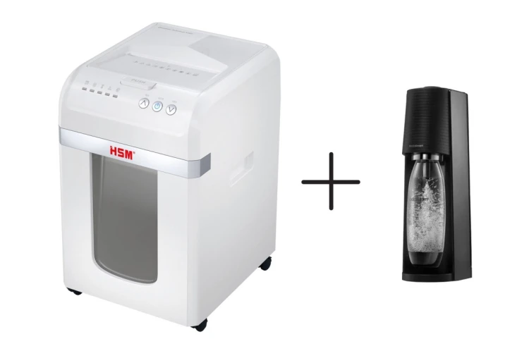 HSM Shredstar Autofeed X300, 30L, P4, 4x12 mm      + dodajemy SodaStream saturator Terra Czarny+butelka 1L+CO2  za 1zł