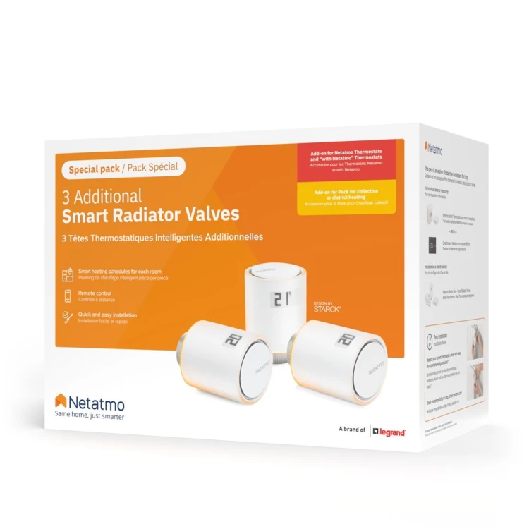 Netatmo Smart Radiator Valves - zawory grzejnikowe