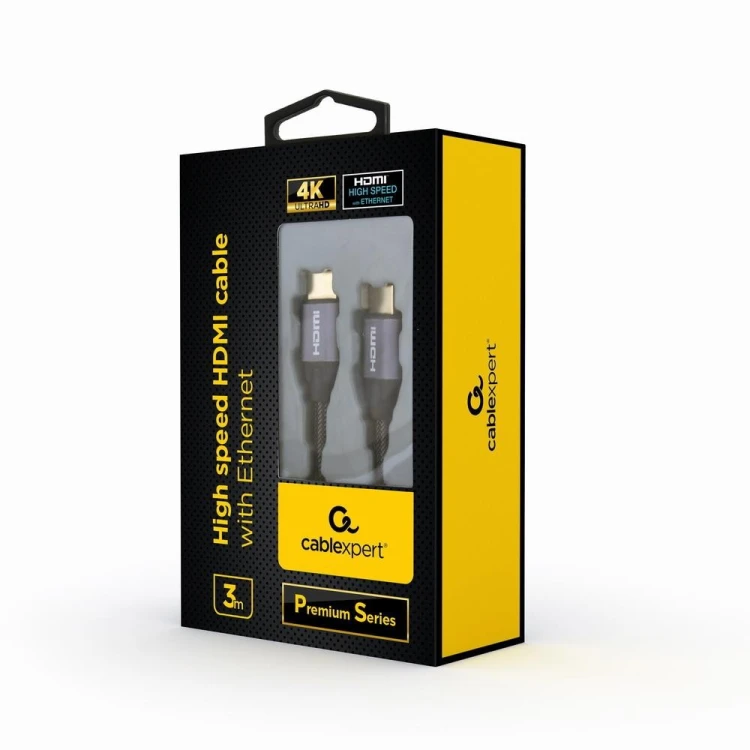 Kabel GEMBIRD seria premium CCBP-HDMI-3M (HDMI M - HDMI M; 3m; kolor czarny)