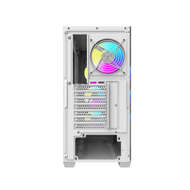 Obudowa komputerowa DARKFLASH DS900WD + 4 wentylatory (biała)