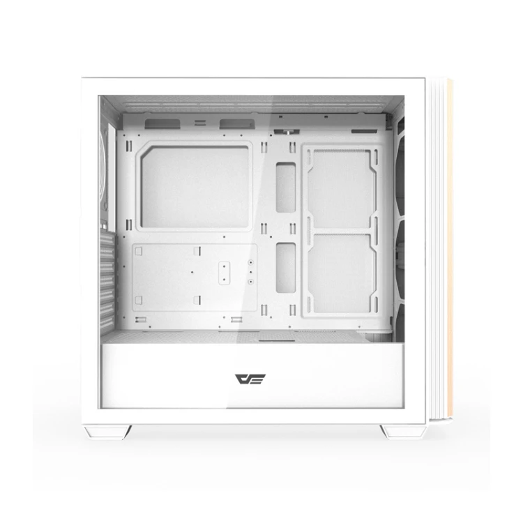 Obudowa komputerowa DARKFLASH DS900WS ATX bez wentylatorów (biała)